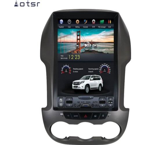 AOTSR Tesla 1 Din Android 8 Car Radio Coche For Ford Ranger 2011 - 2016 GPS Navigation IPS Multimedia Player CarPlay AutoStereo