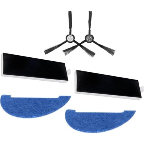 Robot Side Brush HEPA Filter Mop Cloth Rags for Polaris PVCR 0930 SmartGo Robotic Vacuum Cleaner Spare Parts Accessories