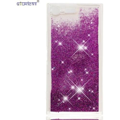 CUSORIENT Phone Funda For Sony Xperia XZ Premium Dynamic Liquid Quicksand Fitted Case G8142 G8141 Soft Silicone TPU Bumper Cover