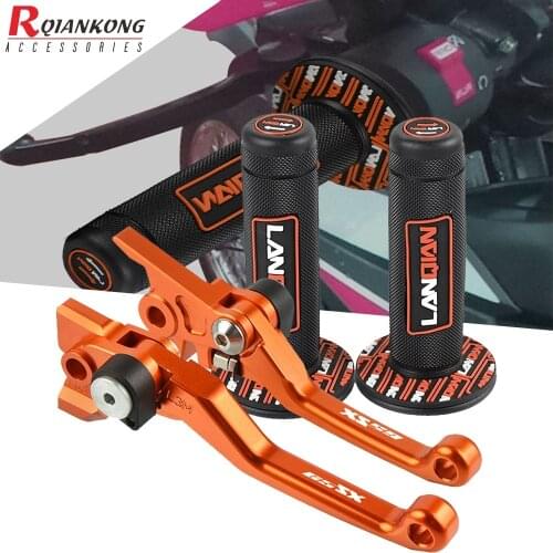 For 65SX 65XC 85SX 85XC 65 85 SX XC 2003 2004 2005 2006 2007-2018 Motorcycle Aluminum Folding Clutch Brake Lever Handlebar Grips