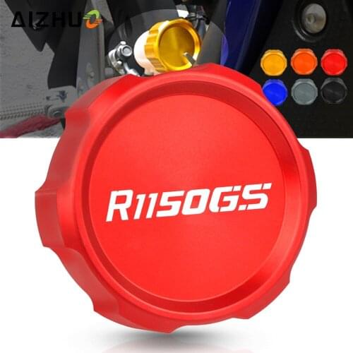 FOR BMW R1150GS R 1150GS 1150 GS 1999 2000 2001 2002 2003 2004 Motorcycle CNC Rear Fuel Brake Fluid Reservoir Cap Oil Cup Cover