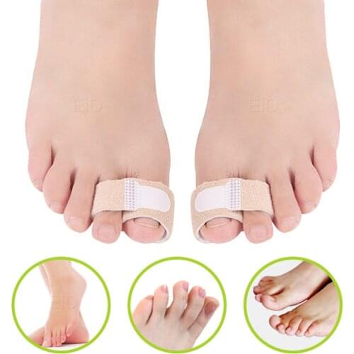 EiD 2Pcs Toe separator Strap for Bunion Splint Hallux Valgus Orthosis Correction Overlapping Spreader Foot Protector Inserts