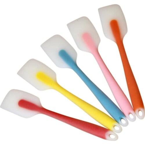 Baking Tools Spatula Translucent Mini Silicone Baking Spatula Cream Heat-Resistant Kitchen Utensils Scraper Decorator