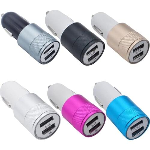 LED 5V 2.1A Dual USB Fast Charging Adapter for iPhone Samsung Galaxy Tablet Fast Charge Adapter USB Cable Chargers