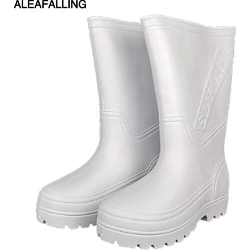 Foam Lightweight Food Sanitary Rubber Boots Rainshoes Factory Aquatic Fisheries Non-Slip Waterproof Oil-Proof Work Boots 36-45