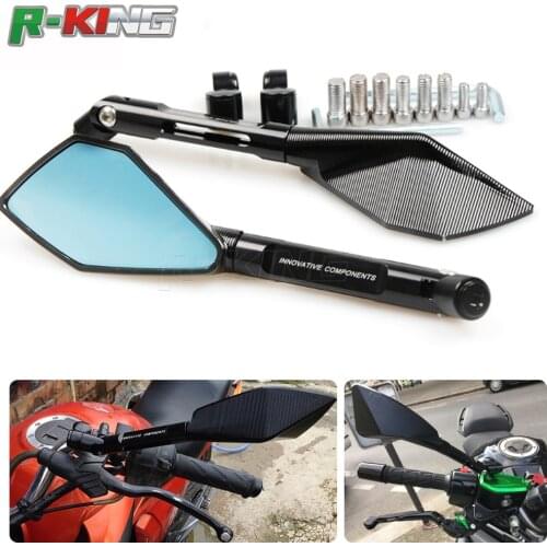 Motorcycle Mirrors motorbike CNC Rearview side Mirror Aluminum For Bajaj Pulsar 200 NS Bajaj Pulsar 200NS All Years mt09 mt07 R3