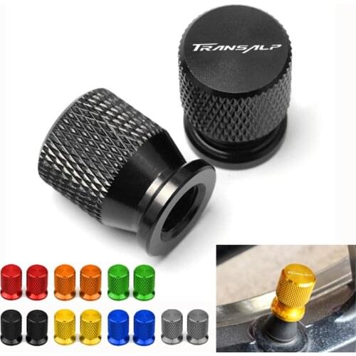 New For HONDA TRANSALP 600 650 700 XLV 600 650 700 TRANSALP Motorcycle CNC Accessories Wheel Tire Valve Stem Caps Airtight Cover