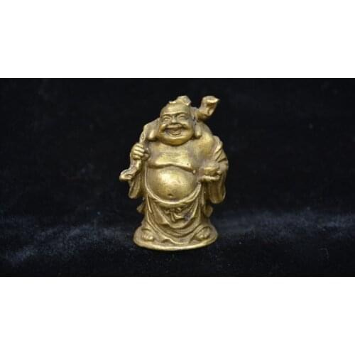 [Promotion, loss of money, earning reputation] Rare OLD copper Buddha statue