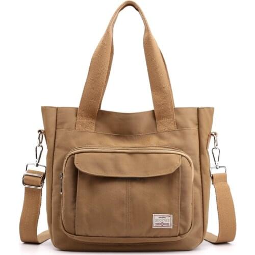 Simple Solid Color Large Capacity Casual Shoulder Bags2021 New Ladies Messenger Handbag Designer Femme Bags