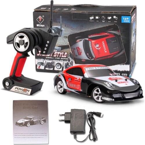 K969 RC Car 1:28 Four-wheel Drive Children Mini Toy High Speed Electric Drift Offroad Race Toys