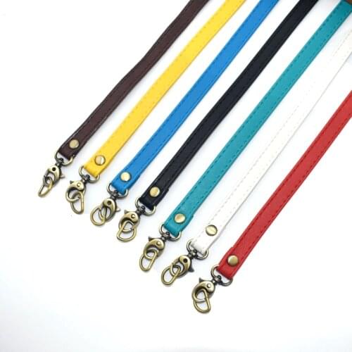 120*1cm PU Leather Bag Strap DIY Purse Strap Handles Handbags Belts Strap Candy Color Replacement for Bag Accessories KZ0355