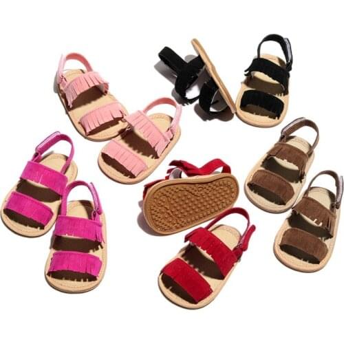 Newborn Infant Baby Girls 0-18M Sandals Prewalker Non-slip PU Leather Shoes76