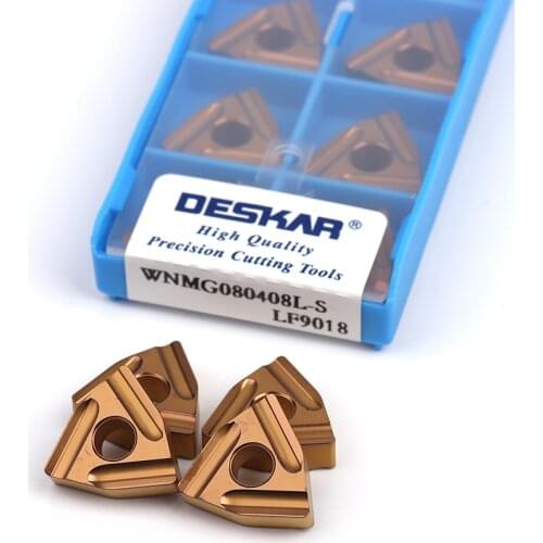 WNMG080404 WNMG080408 WNMG080412 CM PR CQ HQ MT PM LF9018 DESKAR carbide insert CNC lathe tool for steel