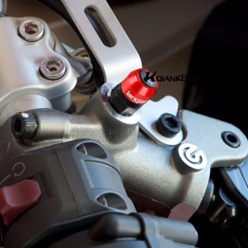 Motorcycle Universal Billet Bleed Valve Cover FOR DUCATI HYPERMOTARD 1100 EVO SP HYPERMOTARD1100 2010 2011 2012 2013 2014 2015