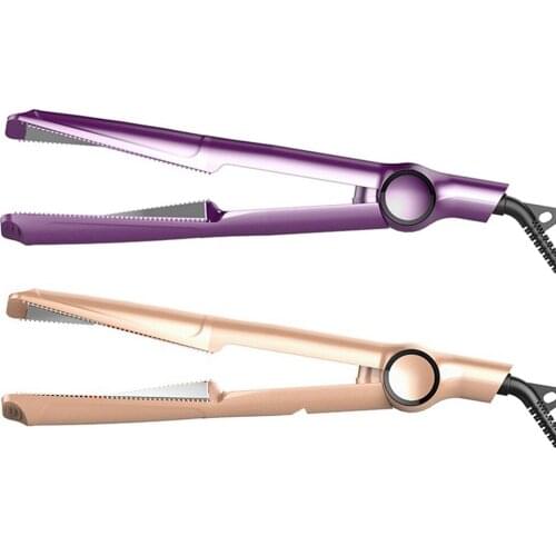 2 in 1 Spiral Wave Hair Straightener Adjustable Ceramic Hair Curler Flat Iron Curling Hair Straightening Styling Tool