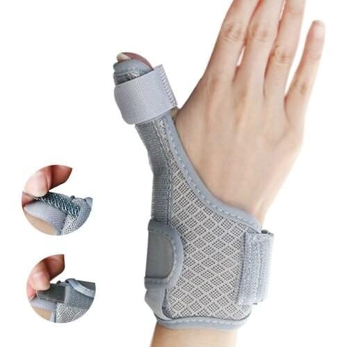 1pc Thumb Spica Splint Reversible Hand Thumb Wrist Brace Trigger Finger Stabilizer Guard Thumb Support for Arthritis Pain Unisex