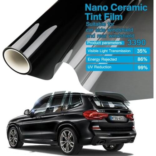 100cmx1.5m VLT 75% Mixed Pack Car Window Tint Home Car Windows Sticker, 99% UV Proof Solar Tint Film, Nano Ceramic Car Tint