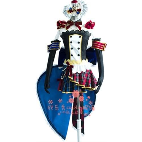 2016 LoveLive! Love Live Nozomi Tojo Cafe Maid Uniform Dress Whole Set Halloween Carnival New Year Cosplay Costumes