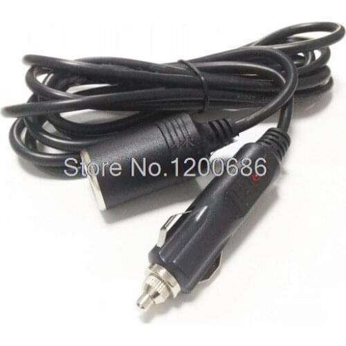 3M 15A 1.5MM2 12V/24V male female Extension car power supply wire harness for GPS Back Up Camera Car Cigarette