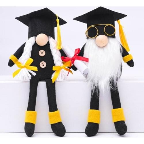 Doctor Graduation Gnomes Graduated Student Dwarf Gifts Home Ornaments Long Leg Congrats Grad Swedish Gnomes SN249