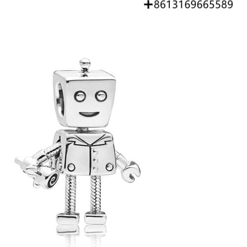 100% 925 Pure Silver Original Engraving 1:1 Small Robb Bead Manufacturers Direct Batch Free Of Charge