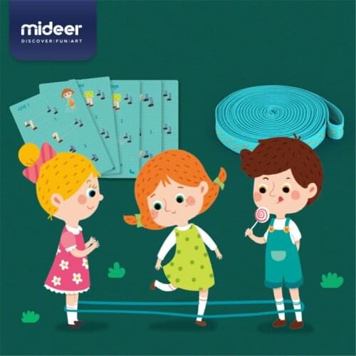 Classic Kids Outdoor Jump Game Elastic Rubber Jump Rope Toys For Children Outside Party Sport Family Cooperation Educational Toy