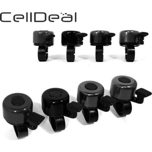 1 Pc Mountain Bicycle Cycle Black Aluminum Traditional Style Button Flick Ping Bell Outdoor Bike Accessories Campana De Coche