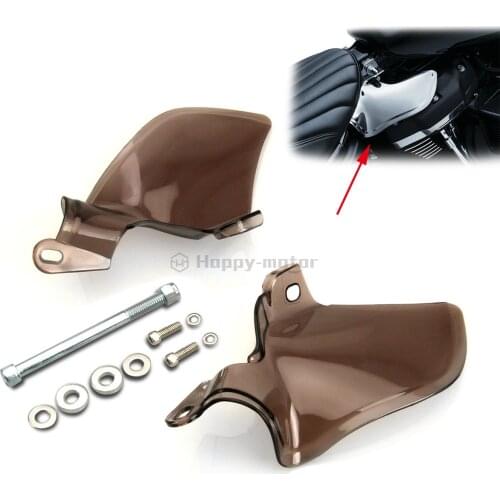 Motorcycle ABS Plastic Air Heat Deflector Shield cover For Harley Softail Street Fat Bob FXBB Guide 2018-2021