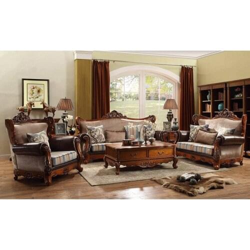 Living room furniture pure leather sectional sofa set WA679