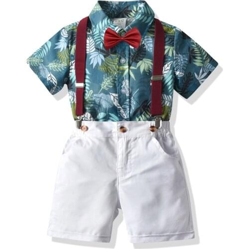 Fashion Baby Boys Clothes Children Suit Newborn Tracksuit Formal Dresses 4Ps Costumes For Children For 1st Birthday Dress