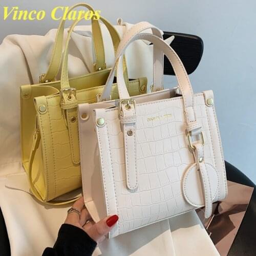 Fashion Stone Pattern Shoulder Crossbody Bags for Women Purses and Handbags Luxury Designer Hand Bag High Quality Tote Sac Bolsa