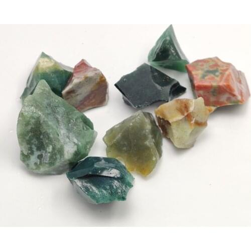 Natural Aquatic Agate Stones Water Plants Mineral Ore Specimen Agate Crystal Quartz Home Decorations Reiki Feng Shui Collection