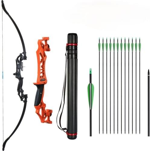 Recurve Bow And Archery Hunting Suit, Detachable 30-40 Pounds Hunting Mouth, Suitable For Beginners/Can Be Ordered By Flight