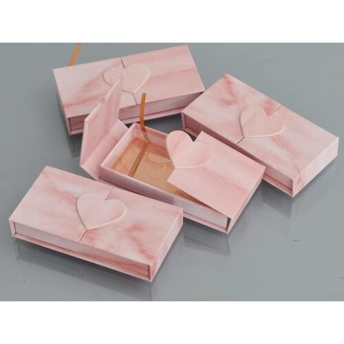 Wholesale False Eyelash Packaging Box Lash Boxes Packaging custom logo Faux Cils Mink Lashes Book Style Package Case Bulk Vendor