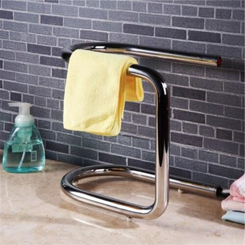 Free standing towel warmer electric heated towel rail stainless steel bathroom accessories heated towel racks HK-K01