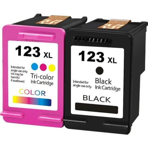 SanSeMei Remanufactured for HP123 123XL Ink Cartridges for HP Deskjet 1110 2130 2132 2133 2134 3630 3632 3637 3638 Printers