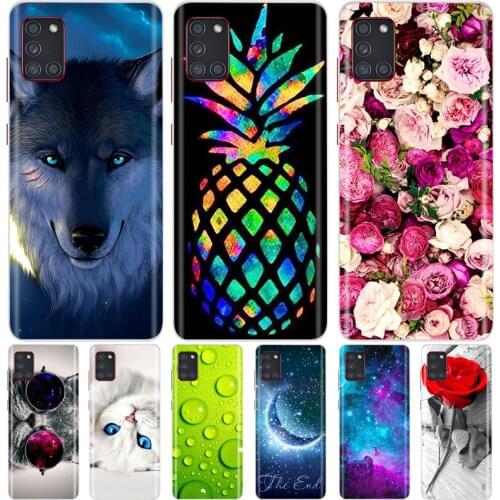 Silicone Case For Samsung Galaxy A31 A 31 Back Cover Cute Soft TPU Coque Case For Samsung Galaxy A31 Silicon Bumper Shell Funda