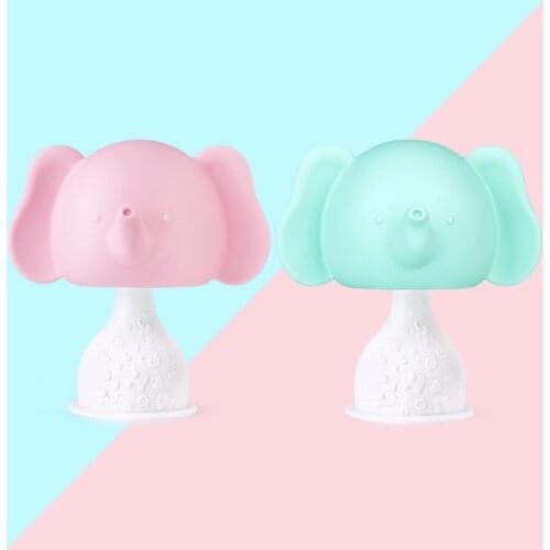 Chenkai 5pcs BPA Free Silicone Elephant Rattle Teethers DIY Baby Charms Pacifier Dummy Montessori Sensory Animal Jewelry Toy