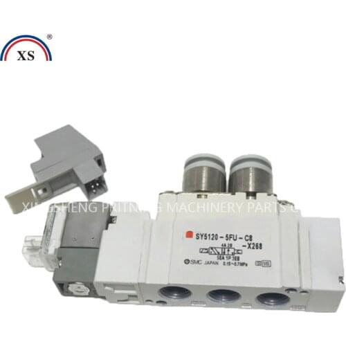 SMC SY5120-5FU-C8-X268 SY51205FUC8X268 HIGH QUALITY PRINTING MACHINE PAERTS XL106 XL105 XL75 CD102