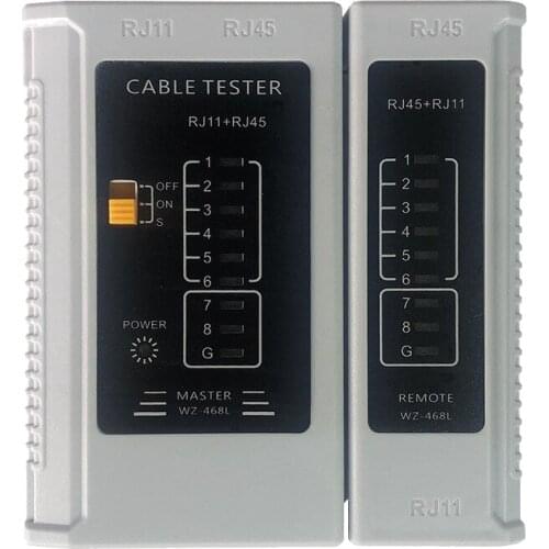 RJ45 RJ11 Network Cable Tester LAN Network Wire Tracker Multifunctional Testing Tool Network Tester