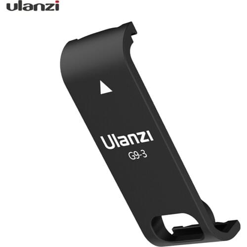 Ulanzi G9-3 Action Camera Battery Cover Plastic Lid Removeable Battery Door Type-C Charging Port Adapter for GoPro Hero 9