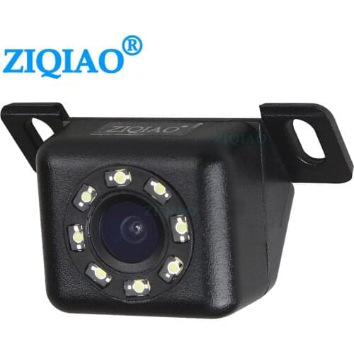 ZIQIAO HD 8 LED Car Reversing Rear View Camera Night Vision Waterproof Universal Auto Parking Backup Camera HS068