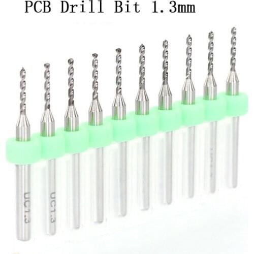10pcs 1.3mm-2mm Import Carbide PCB Drill Bits Print Circuit Board Mini CNC Drilling Bit Set Hand drill