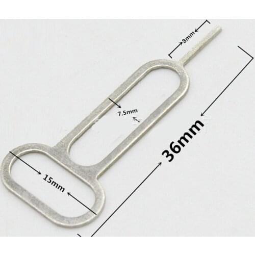 200pcs/lot Daily Use Take Out Neddle for Sim Card of Iphone HTC Cell Phone