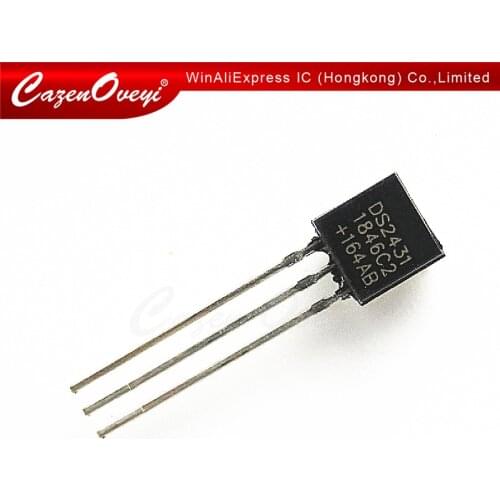 5pcs/lot DS2431+ DS2431 TO-92 In Stock