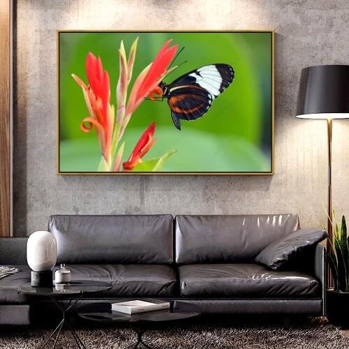 Artcozy Oil Canvas Painting kiss flower For Home Decoration Wall Art