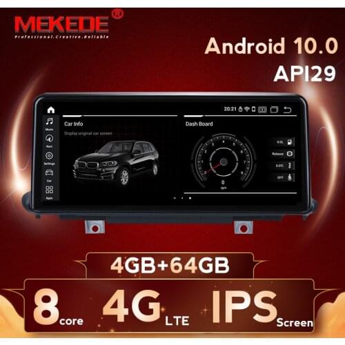 ID7 IPS Large screen 10.25" Android 10 car dvd player gps navigation FOR BMW X5 F15 (2014-2017) NBT System audio gps stereo