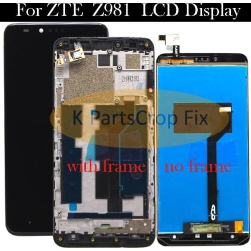 Black High Quality For ZTE ZMax Pro Z981 LCD Display with Touch Screen Digitizer Smartphone Replacement for zte z981 Free Tools