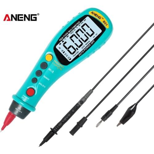 ANENG B01 Digital Multimeter Pen Type Tool 6000 Counts Capacitor Tester Testers Be True Transistor Tester Smd Digital Meter