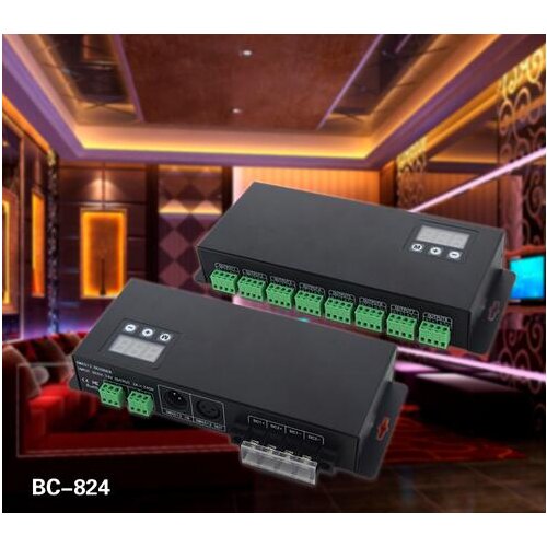 DMX512 decoder 24 channel RGB DMX512 decoder for RGB LED lights DMX LED driver DC12V-DC24V input